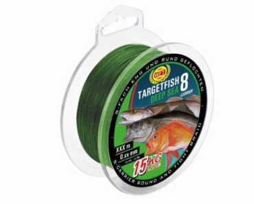 WFT Target Fish 8 - 8fach geflochten - Targetfish Deep Sea green 520m - 0,30 - 28kg